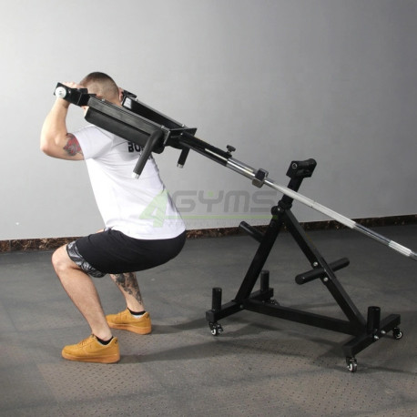 Landmine squat attachment